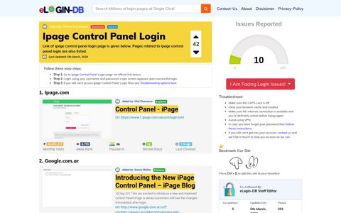 Ipage Control Panel Login