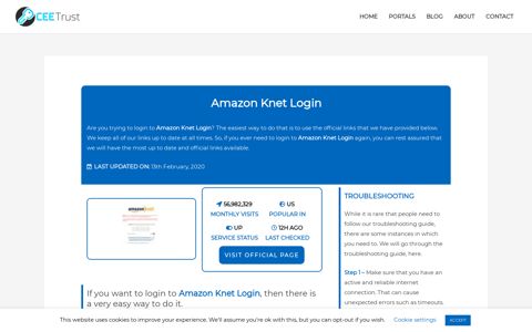 Amazon Knet Login - Find Official Portal - CEE Trust