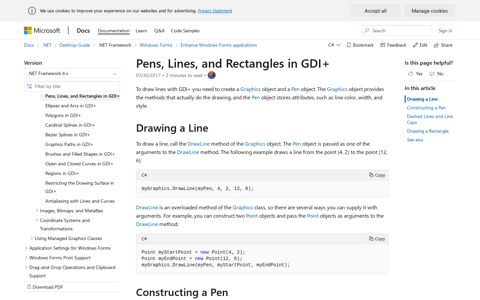 Pens, Lines, and Rectangles in GDI+ - Windows Forms .NET ...