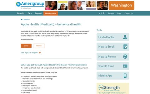 Apple Health + behavioral health | Amerigroup Washington ...