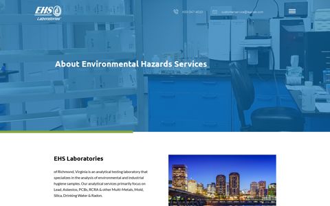 About Environmental Hazards Testing Services | EHS ...
