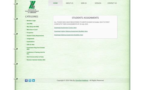 Students Assignments - IPMZ