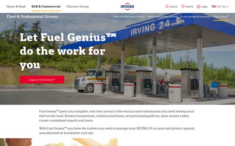 Fuel Genius™ | Irving Oil