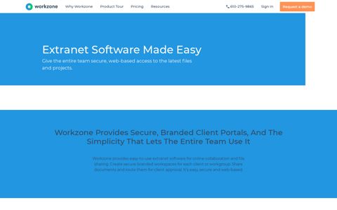 Extranet Software & Intranet Collaboration Online | Workzone
