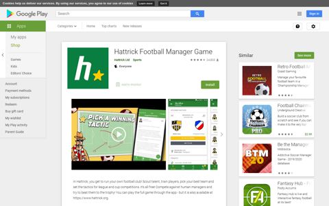 Hattrick Football Manager Game - Apps on Google Play