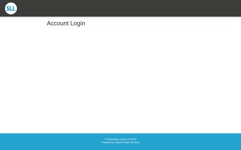 Account Login - SLL