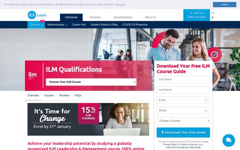 ILM Online Courses | Management Qualifications | ICS Learn