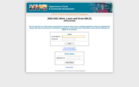 2020-2021 Career Ready Work, Learn and Grow (WLG ...