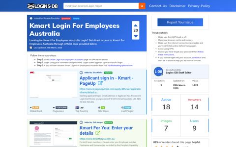 Kmart Login For Employees Australia - Logins-DB