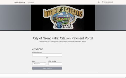City of Great Falls: Citation Payment Portal