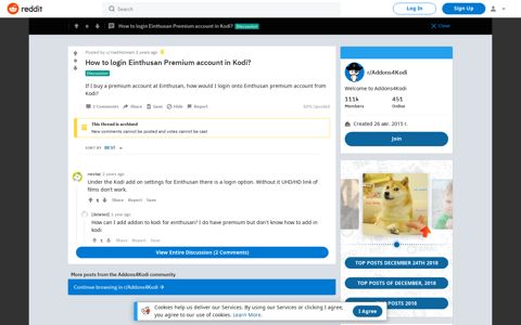 How to login Einthusan Premium account in Kodi? - Reddit