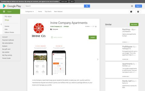 Irvine Company Apartments - Apps on Google Play