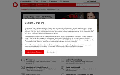 Vodafone GigaTV-App - Vodafone Kabel Deutschland ...
