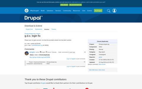 g.d.o. login fix [#615666] | Drupal.org
