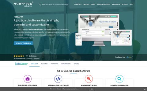 Job Board Software, JobGator | NCrypted Websites