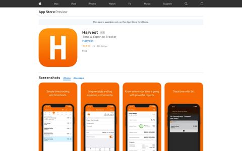 ‎Harvest on the App Store