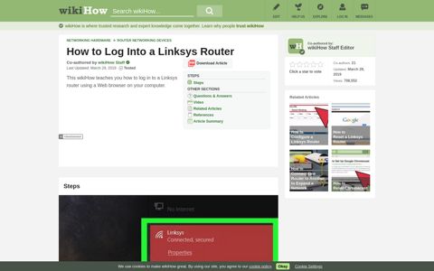 How to Log Into a Linksys Router: 5 Steps (with Pictures)
