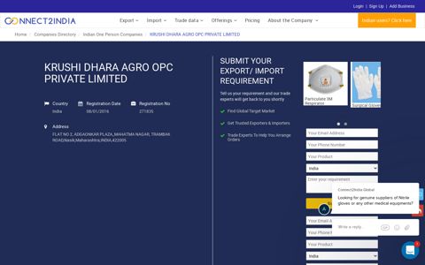 KRUSHI DHARA AGRO OPC PRIVATE LIMITED - Company ...