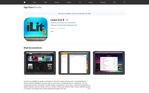‎Learn iLit 9 on the App Store