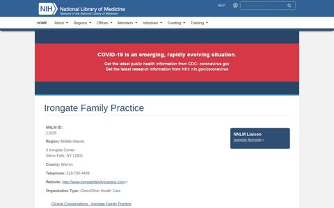 Irongate Family Practice | NNLM