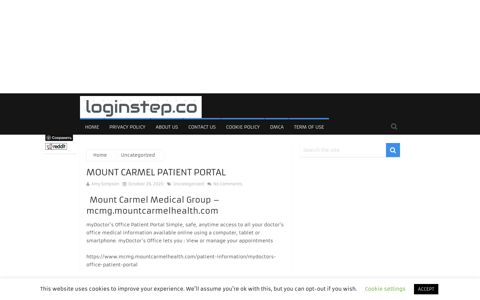 Mount Carmel Patient Portal | Login Step