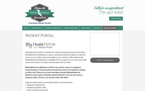 Patient Portal - Alpharetta Foot & Ankle