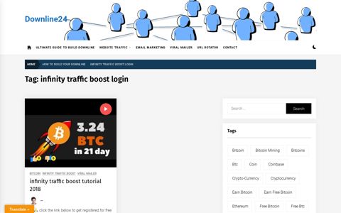 infinity traffic boost login Archives - Downline24