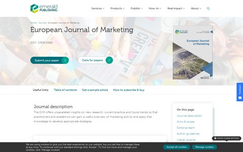 European Journal of Marketing | Emerald Publishing