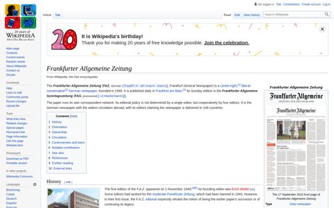 Frankfurter Allgemeine Zeitung - Wikipedia