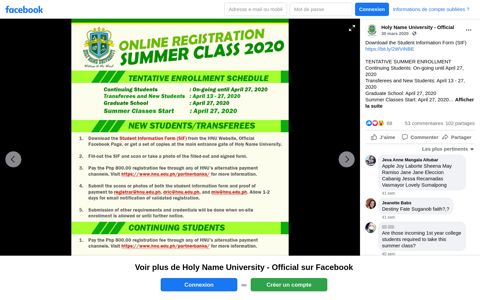 Holy Name University - Official - Download the Student ...
