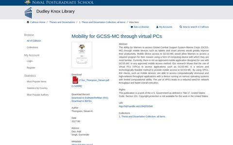 Mobility for GCSS-MC through virtual PCs