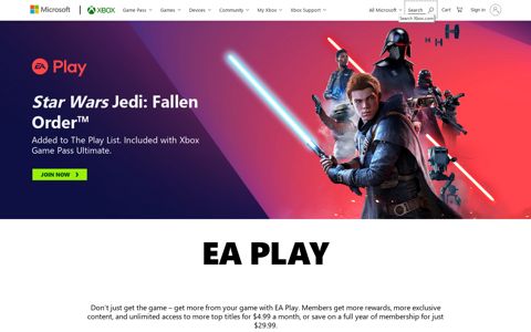 EA Play for Xbox | Xbox