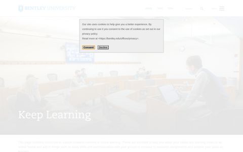 Keep Learning | Bentley University