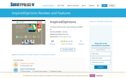 InspiredOpinions Ranking and Reviews – SurveyPolice