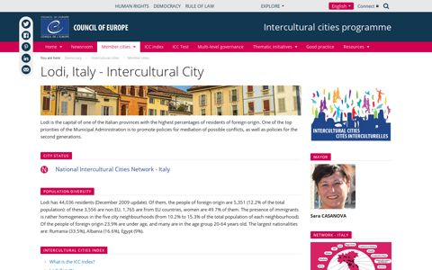 Lodi, Italy - Intercultural City - Council of Europe