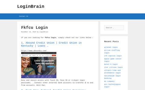 fkfcu login - LoginBrain
