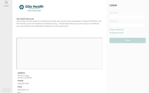 Gila Health Resources - Updox Patient Portal
