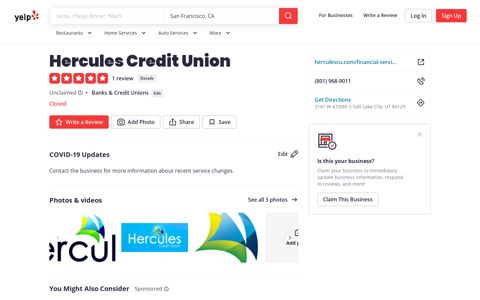 Hercules Credit Union - Banks & Credit Unions - 3141 W ...