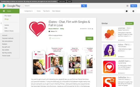 iDates - Chat, Flirt with Singles & Fall in Love - Apps on ...