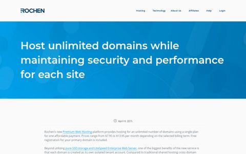 Host unlimited domains while maintaining security and ...