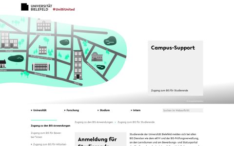 Zugang zum BIS für Studierende - Uni Bielefeld