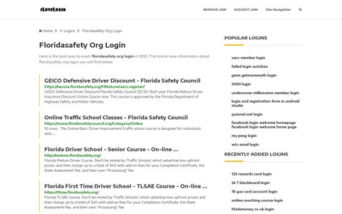 Floridasafety Org Login ❤️ One Click Access