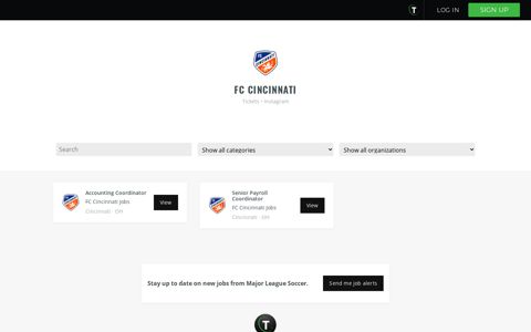FC Cincinnati - Sports Jobs - TeamWork Online's Portal to ...