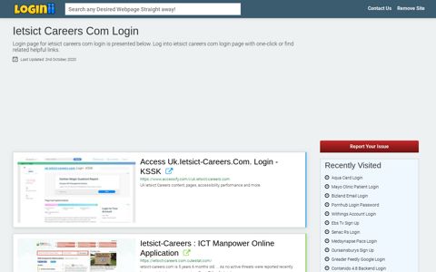 Ietsict Careers Com Login - Loginii.com