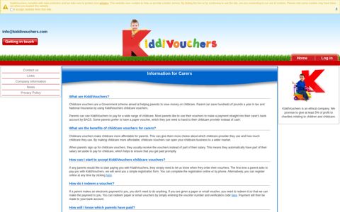 Information for Childcare Providers / KiddiVouchers Childcare ...