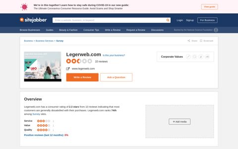 Legerweb.com Reviews - 9 Reviews of Legerweb.com ...