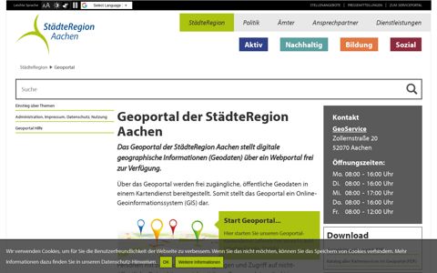 Geoportal | StädteRegion Aachen