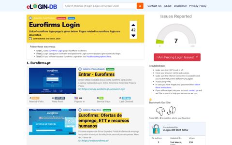 Eurofirms Login - Find Login Page of Any Site within Seconds!