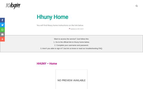 ▷ Hhuny Home - 10Login.net