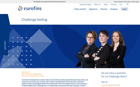 Challenge testing - Home Eurofins
